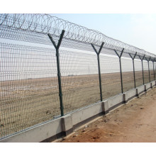 Post Welded Wire Mesh Security Prison Airport Fence Netting